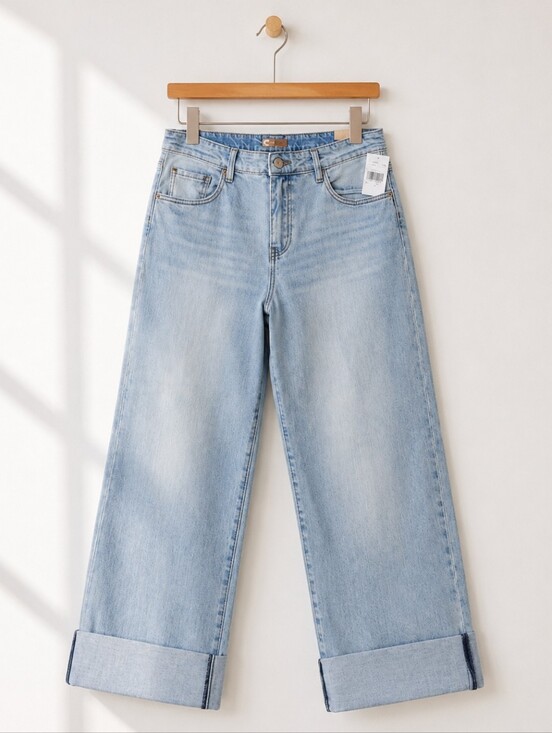 Kut from the Kloth Denim - Kut from the Kloth~ NWT Womens Gwen Wide Leg Denim Jeans~Light Wash High Rise~12